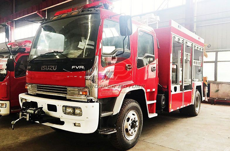 ISUZU FTS ýangyn halas ediji 4x2 ýa-da 4x4 gyssagly kömek