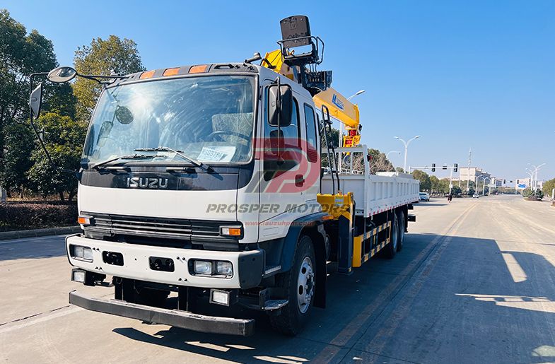ايسوزو FVZ 6X4 10T STARGHT ARM بوم كرين شاحنة