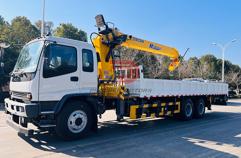 ايسوزو FVZ 6X4 10T STARGHT ARM بوم كرين شاحنة