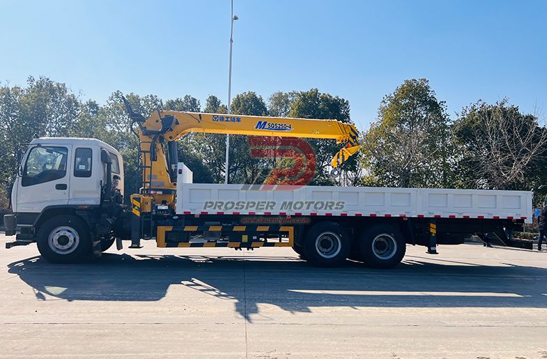 ايسوزو FVZ 6X4 10T STARGHT ARM بوم كرين شاحنة