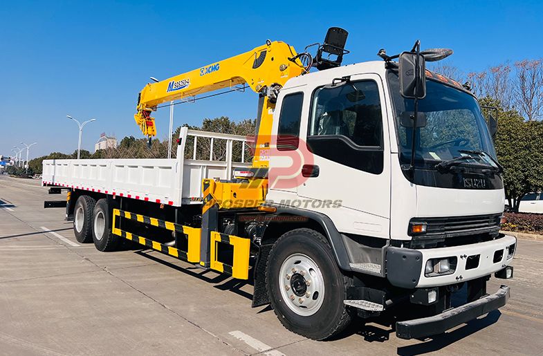ايسوزو FVZ 6X4 10T STARGHT ARM بوم كرين شاحنة