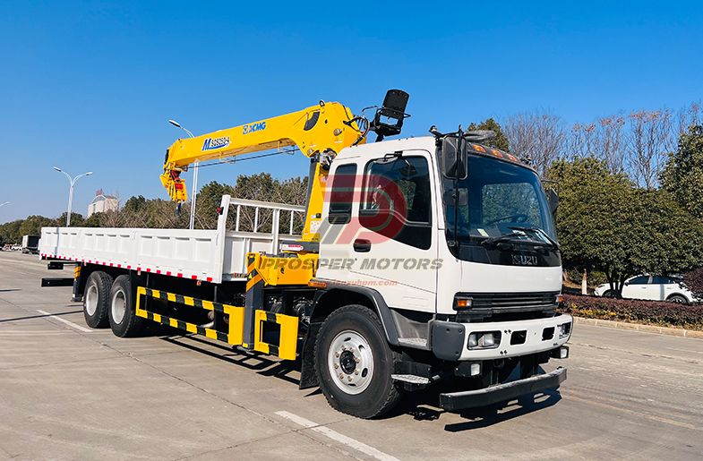ايسوزو FVZ 6X4 10T STARGHT ARM بوم كرين شاحنة