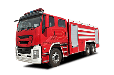 ISUZU Հրդեհաշիջման փոշի ծանր բեռնատար 6x4 կամ 6x6 10տոն 12 տոննա
