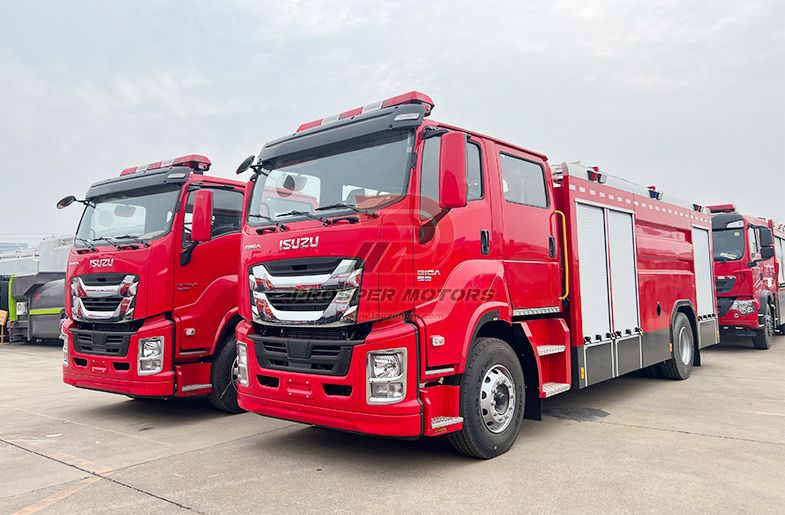 ISUZU FVR 8TON հրշեջ մեքենա քաղաք՝ 4x2 8000 լ