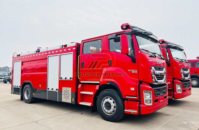ISUZU FVR 8TON հրշեջ մեքենա քաղաք՝ 4x2 8000 լ