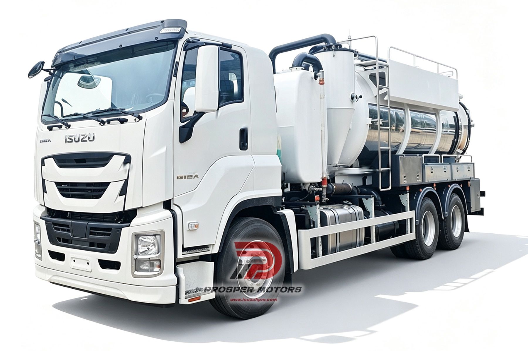 ISUZU GIGA CYZ 6x4 20 м3 Камбінаваны каналізацыйны і вакуумны грузавік