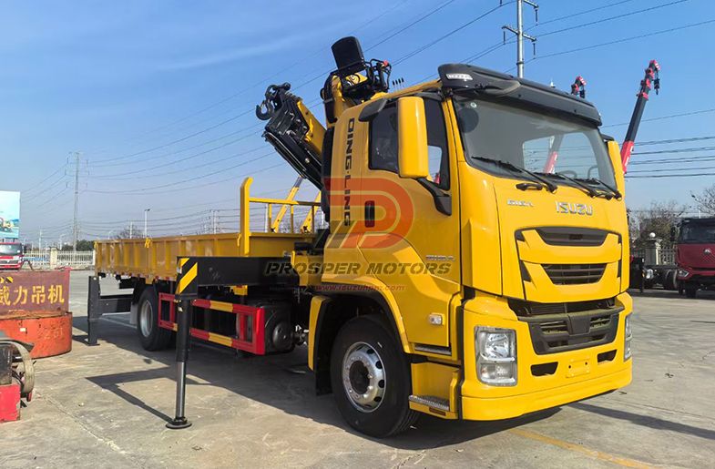 ISUZU GIGA FVR 4X2 10T Knuckle Boom Crane trak