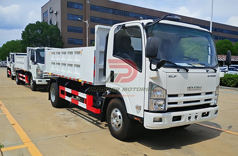 ISUZU NPR 4X2 4JH1 QINGLING PEQUEÑO CAMIÓN VOLQUETE