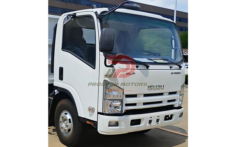 Características del camión volquete pequeño ISUZU NPR 4X2 4JH1 QINGLING