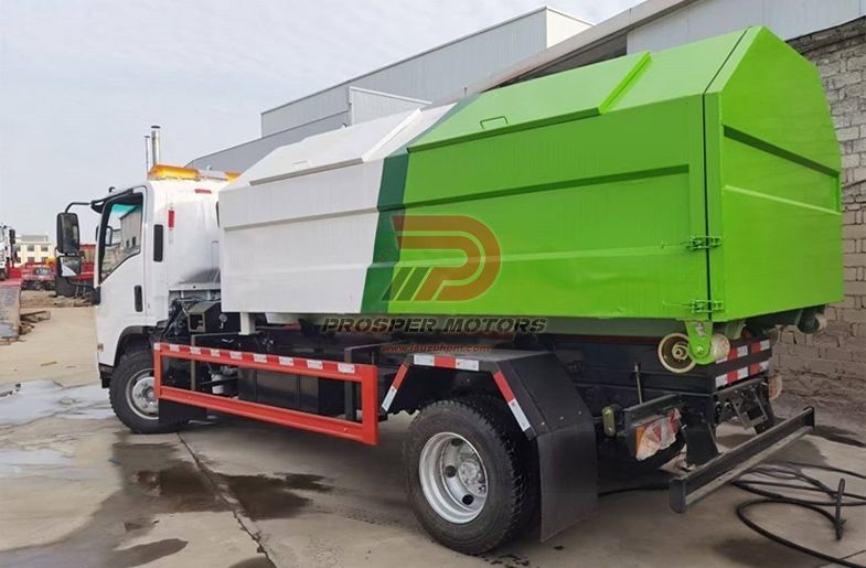 ISUZU NPR 6CBM ROLL-OFF KOUKKUKUVA