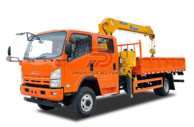 ISUZU NPS 4X4 5T STARGHT ARM BOOM CRANE TRUCK
