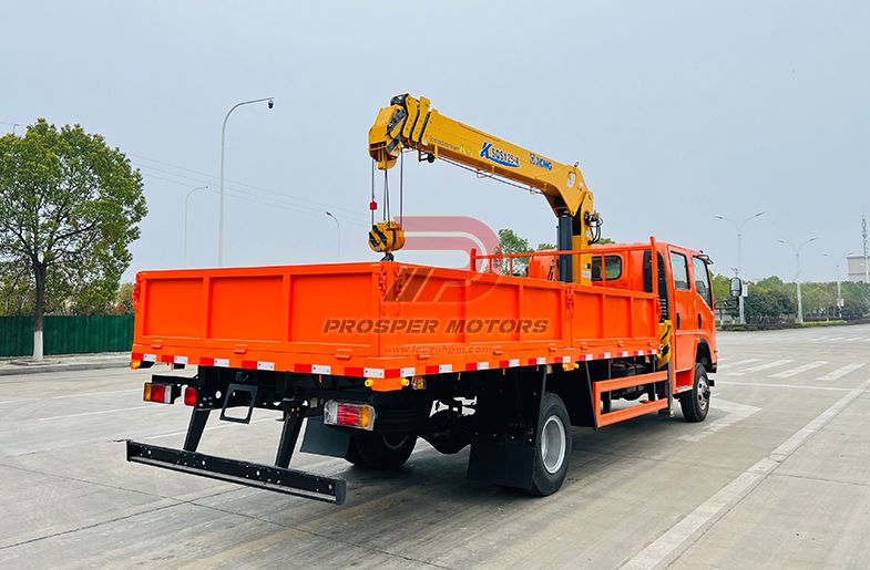 ISUZU NPS 4X4 5T STARGHT ARM BOOM CRANE TRUCK