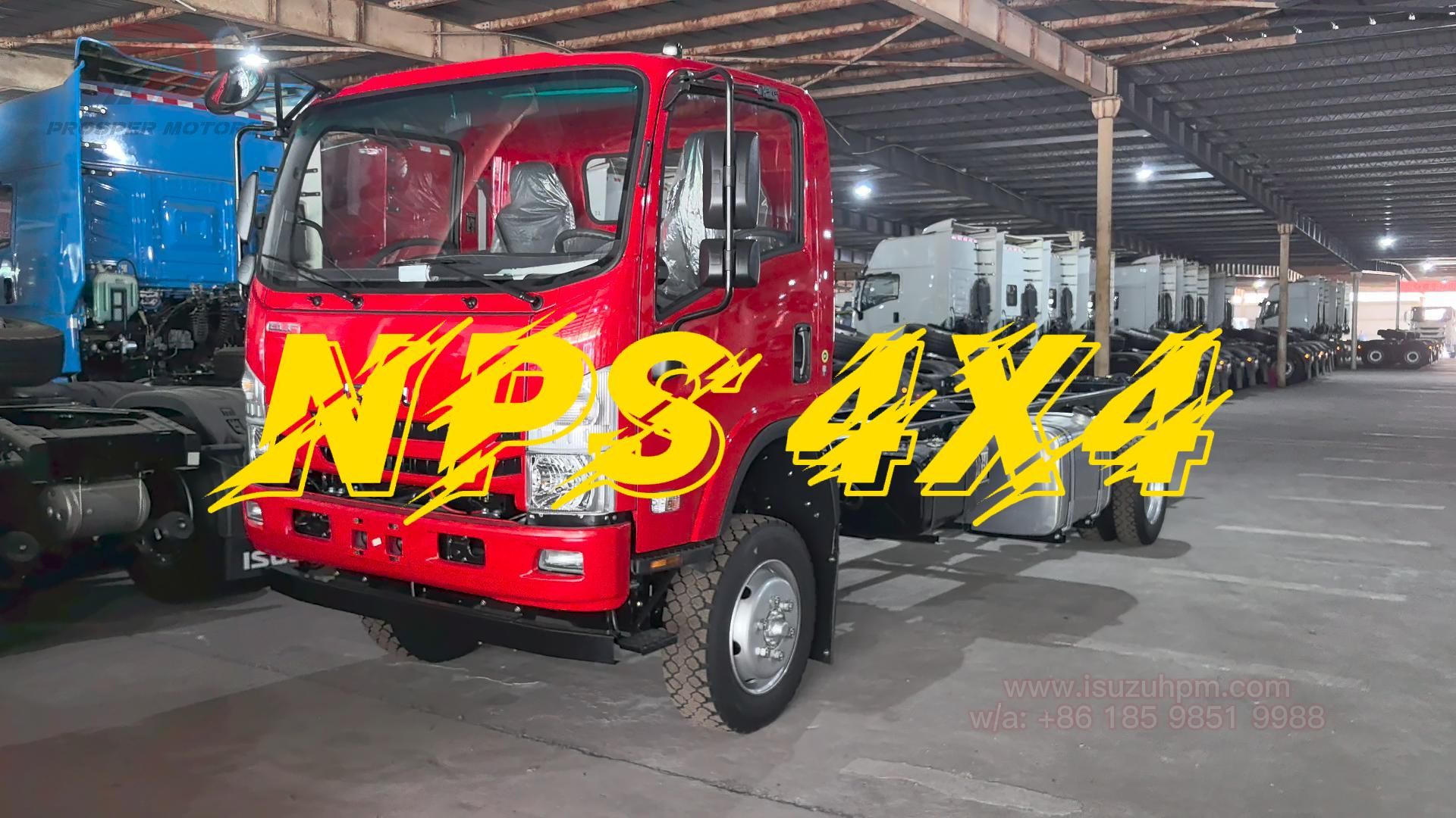 ISUZU NPS 4X4 CHASSIS 5200mm 4 rodas offroad