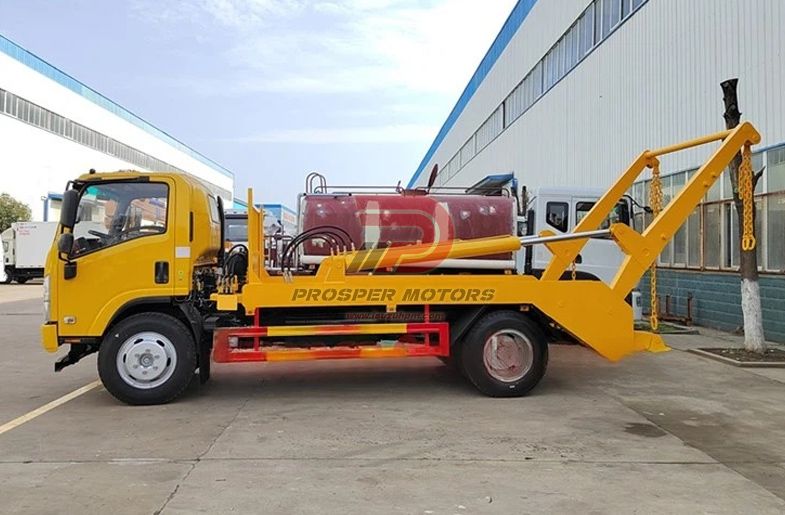 ISUZU NQR 4X2 6 WHEELER 6CBM IZLAIDĪTAIS ATLIKUMU KRAVĒJS