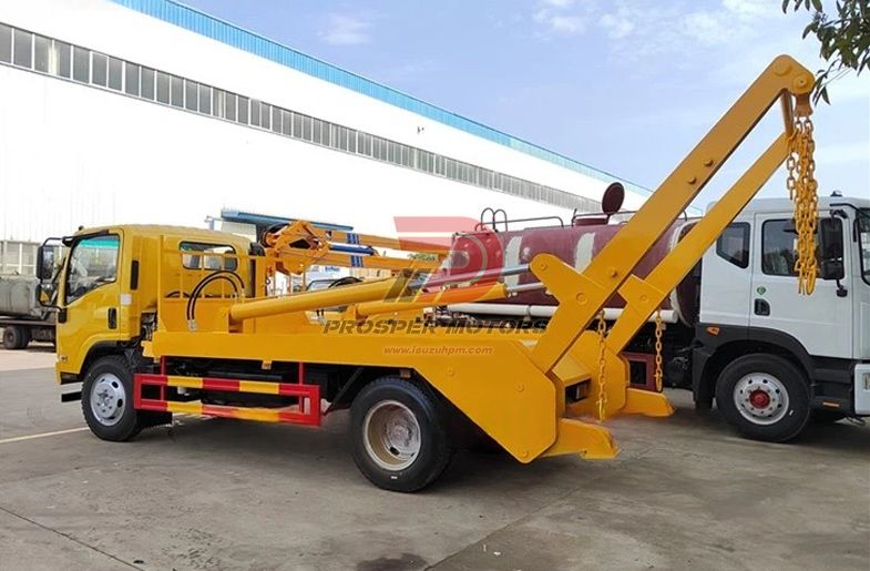 ISUZU NQR 4X2 6 WHEELER 6CBM IZLAIDĪTAIS ATLIKUMU KRAVĒJS
