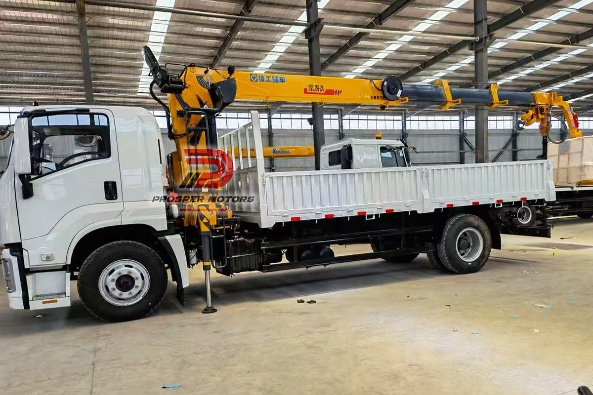 ISUZU QINGLING FTR 4X2 TRUCK MOUNTED CRANE WITH AUGER