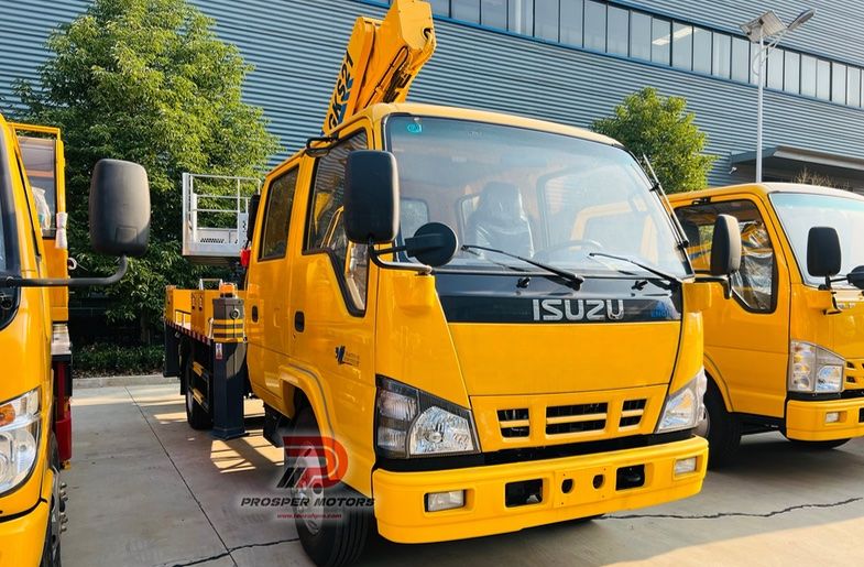 ISUZU QKR 4X2 21M MANLIFT-VRAGMOTOR