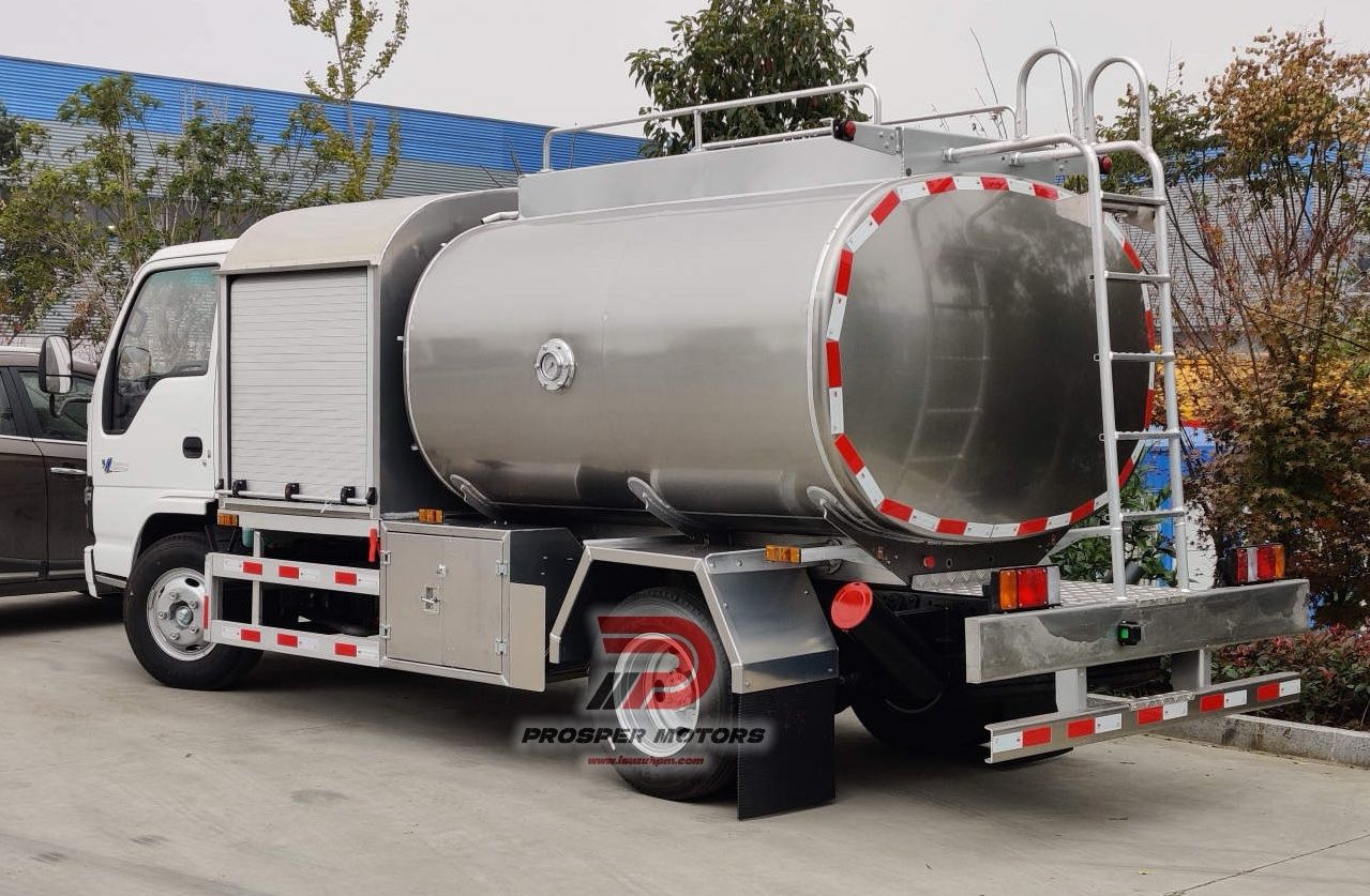 ISUZU QKR 4X2 3000L თვითმფრინავის საწვავის დისპენსერი