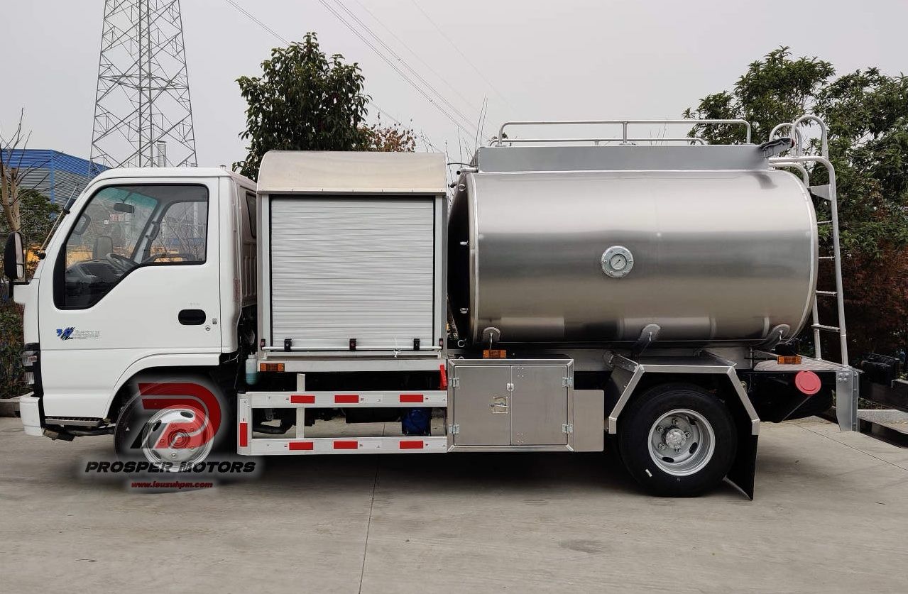 ISUZU QKR 4X2 3000L თვითმფრინავის საწვავის დისპენსერი