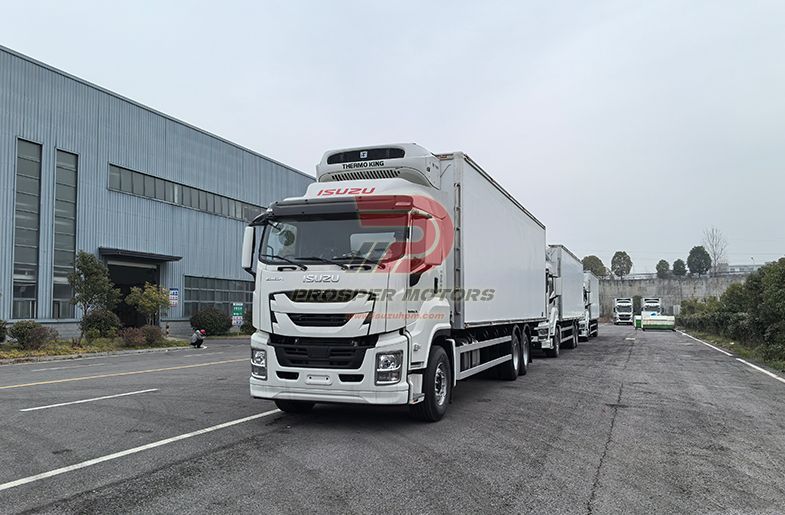 ISUZU VC61 6X4 6U 25 tonų refrižeratorius