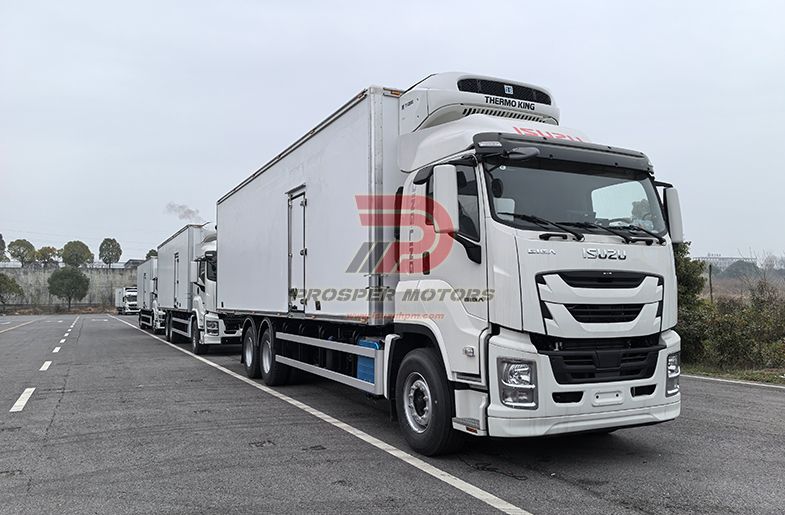 ISUZU VC61 6X4 6U 25 tonų refrižeratorius
