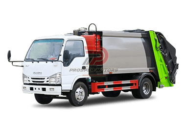 ISUZU 4X2 NKR 120hp 3TON 3 ကုဗ 3m³ မီနီမြို့တွင်း လမ်းကြိတ်စက် ထရပ်ကား