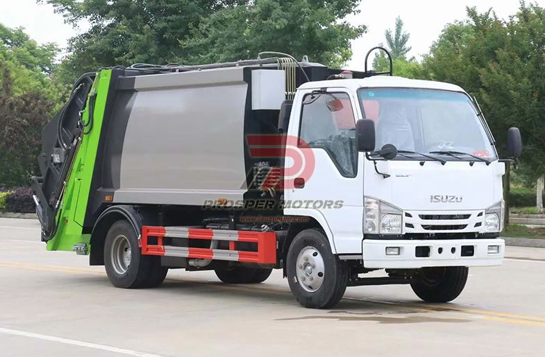 ISUZU 4X2 NKR 120hp 3TON 3 cubic 3m³ mini city compactor truck