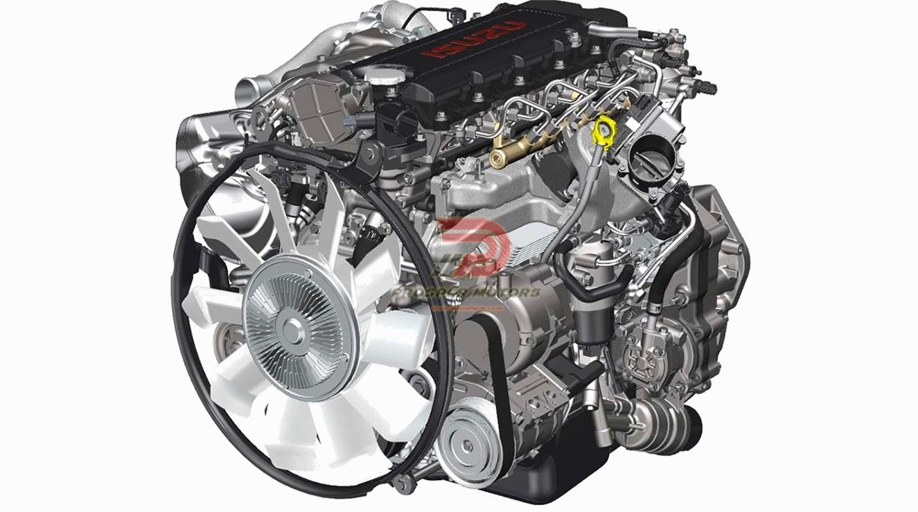 Canto dura un motor de camión Isuzu