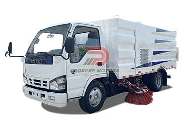 ISUZU QKR স্ট্রিট সুইপার ট্রাক 5টন 4x2 5000 লিটার