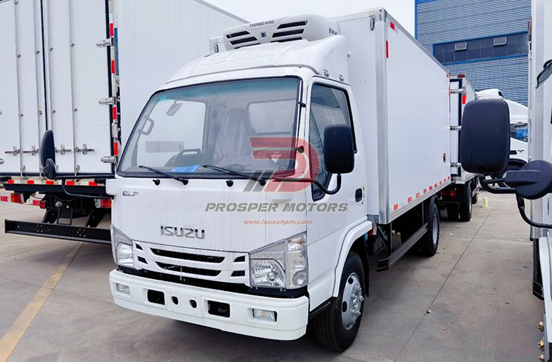 Qingling ISUZU NKR 4X2 ටොන් 3 ශීතකරණ ලොරිය