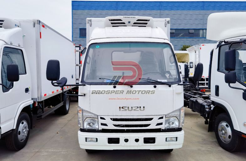 Qingling ISUZU NKR 4X2 ටොන් 3 ශීතකරණ ලොරිය