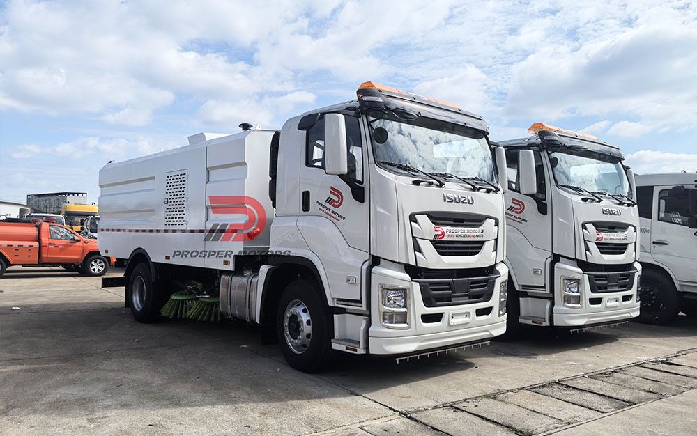 First Shipment of Advanced Sweeper Trucks to Côte d'Ivoire Marks a New Era in African Municipal Hygiene