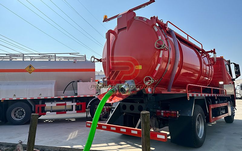 vacuum sewer truck testing