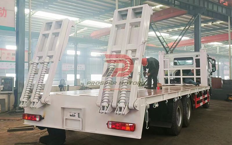 Skip loader truck assembly 