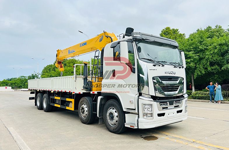 ISUZU CYH GIGA 8X4 16T STARGHT ARM BOOM KRAANVRAGMOTOR
