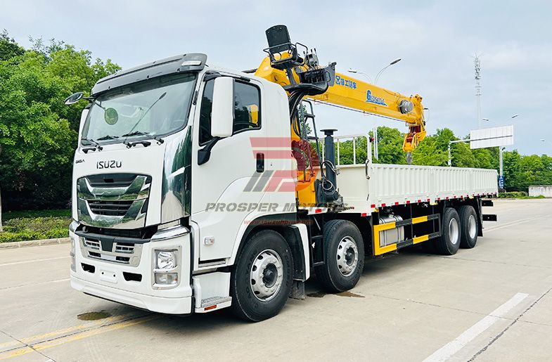 ISUZU CYH GIGA 8X4 16T STARGHT ARM BOOM KRAANVRAGMOTOR