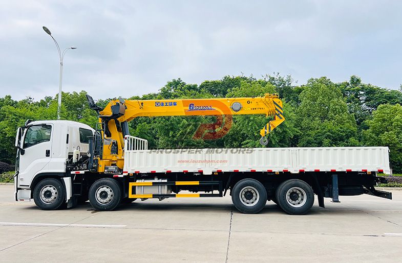ISUZU CYH GIGA 8X4 16T STARGHT ARM BOOM KRAANVRAGMOTOR