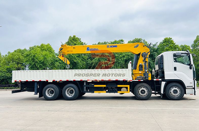 ISUZU CYH GIGA 8X4 16T STARGHT ARM BOOM KRAANVRAGMOTOR