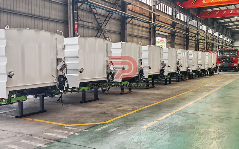 Sweeper truck workshop