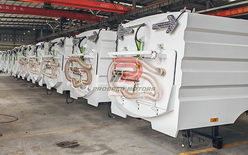Sweeper truck workshop