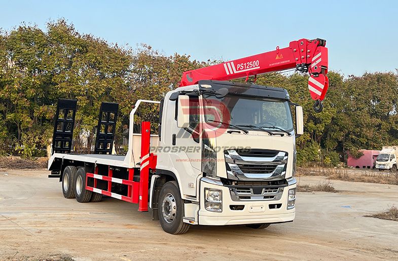 ISUZU GIGA VC61 6X4 Selbstladewagen mit 5-Tonnen-Kran