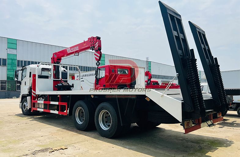 ISUZU GIGA VC61 6X4 Selbstladewagen mit 5-Tonnen-Kran