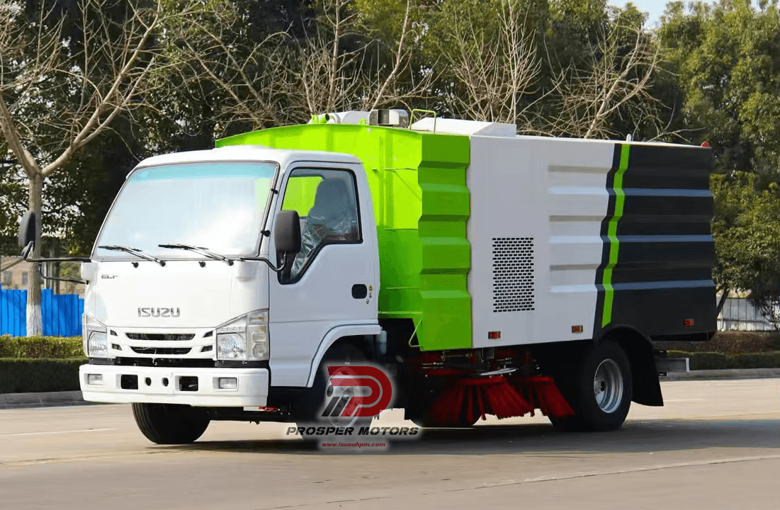 ISUZU NKR 4X2 3000 LITERS รถกวาดถนน