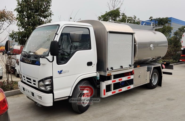 ISUZU QKR 4X2 3000L თვითმფრინავის საწვავის დისპენსერი
