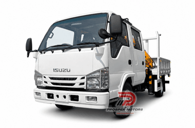 ISUZU NKR 4X2 RHD DOUBLE CAB KNUCKLE BOOM TRUCK | Բեռնատար Կռունկ