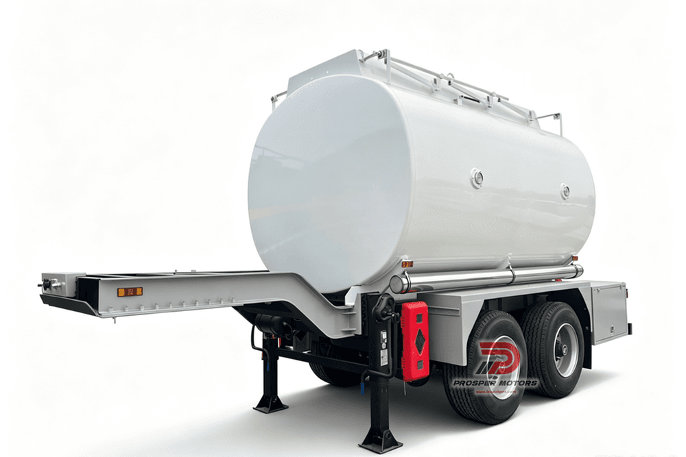 10 CBM 2 AXLES FUEL SEMI TRAILER